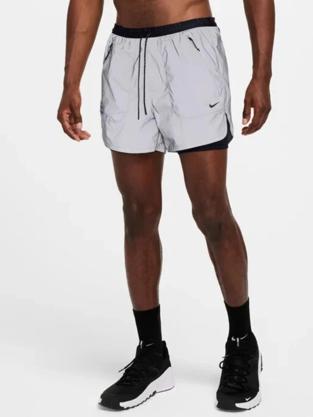 NWT Nike Running Division Men's Dri-FIT ADV Reflective shorts FZ1123-035 Large